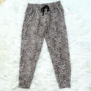 NWT Flora Nikrooz Leopard Printed Pajamas Pant Size M